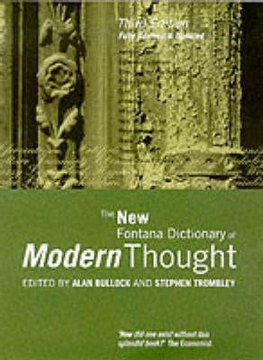 Alan Bullock / The New Fontana Dictionary of Modern Thought (Large Paperback)
