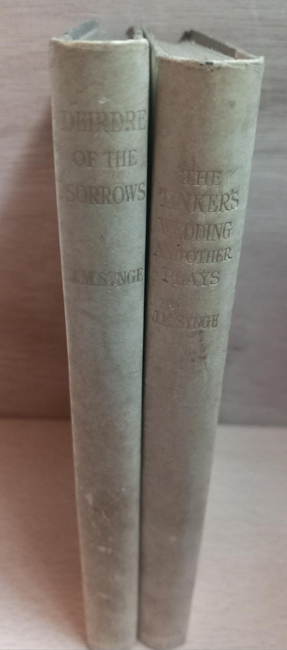 John Millington Synge - Deirdre of the Sorrows (1912) | The Tinker's Wedding, Riders to the Sea & The Shadow of the Glen (1915) - 2 Vintage HB Reprints