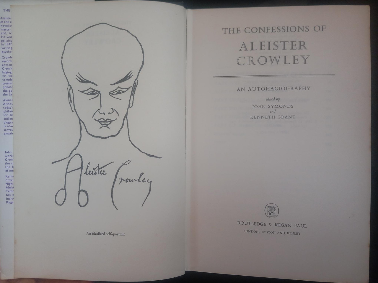 John Symonds & Kenneth Grant ( Editors) - The Confessions of Aleister Crowley  - An Autohagiograpy - HB 1979 ( Corrected Edition)