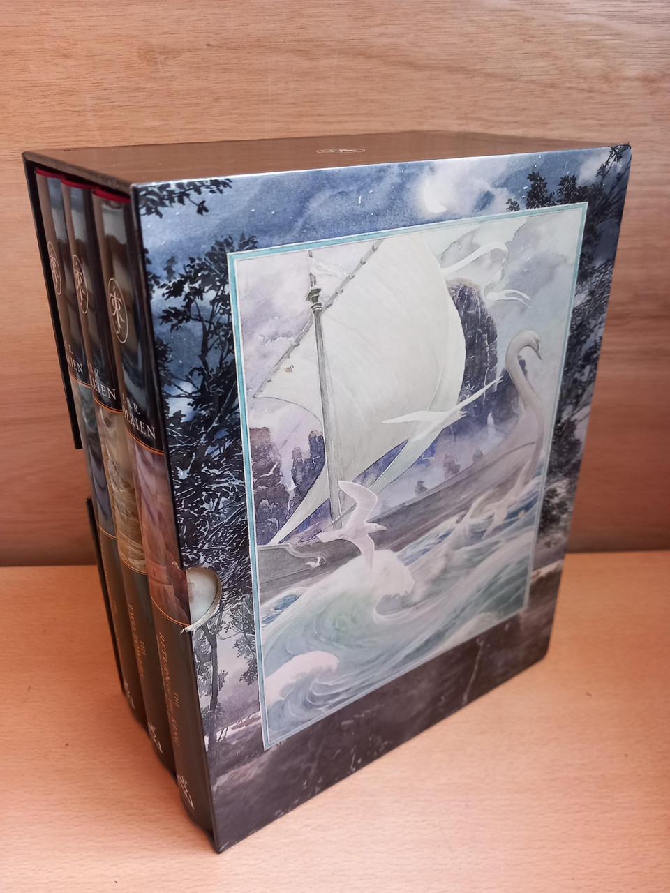 J.R.R Tolkien - The Lord of the Rings - 3 VOLUME SET, Illustrated by Alan Lee - US HB SLIPCASED 2002