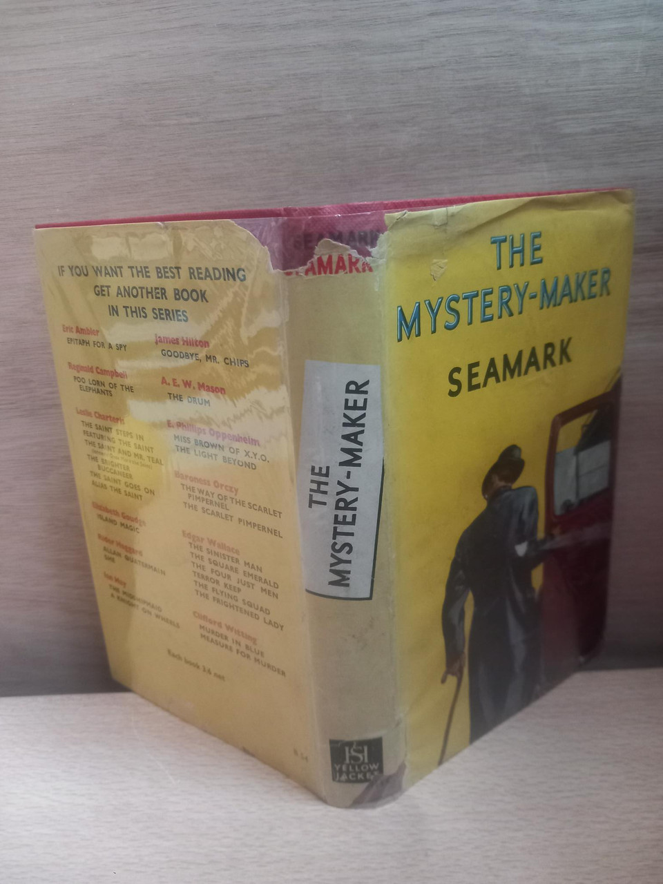 Seamark ( Austin J. Small)  - The Mystery Maker - Vintage Hodder Yellowjacket - HB - 1951 ( Originally 1929)