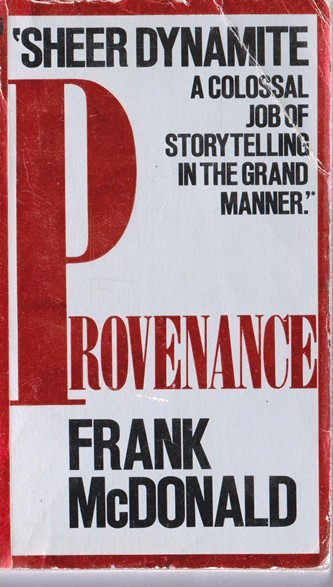 Frank McDonald / Provenance (Vintage Paperback)