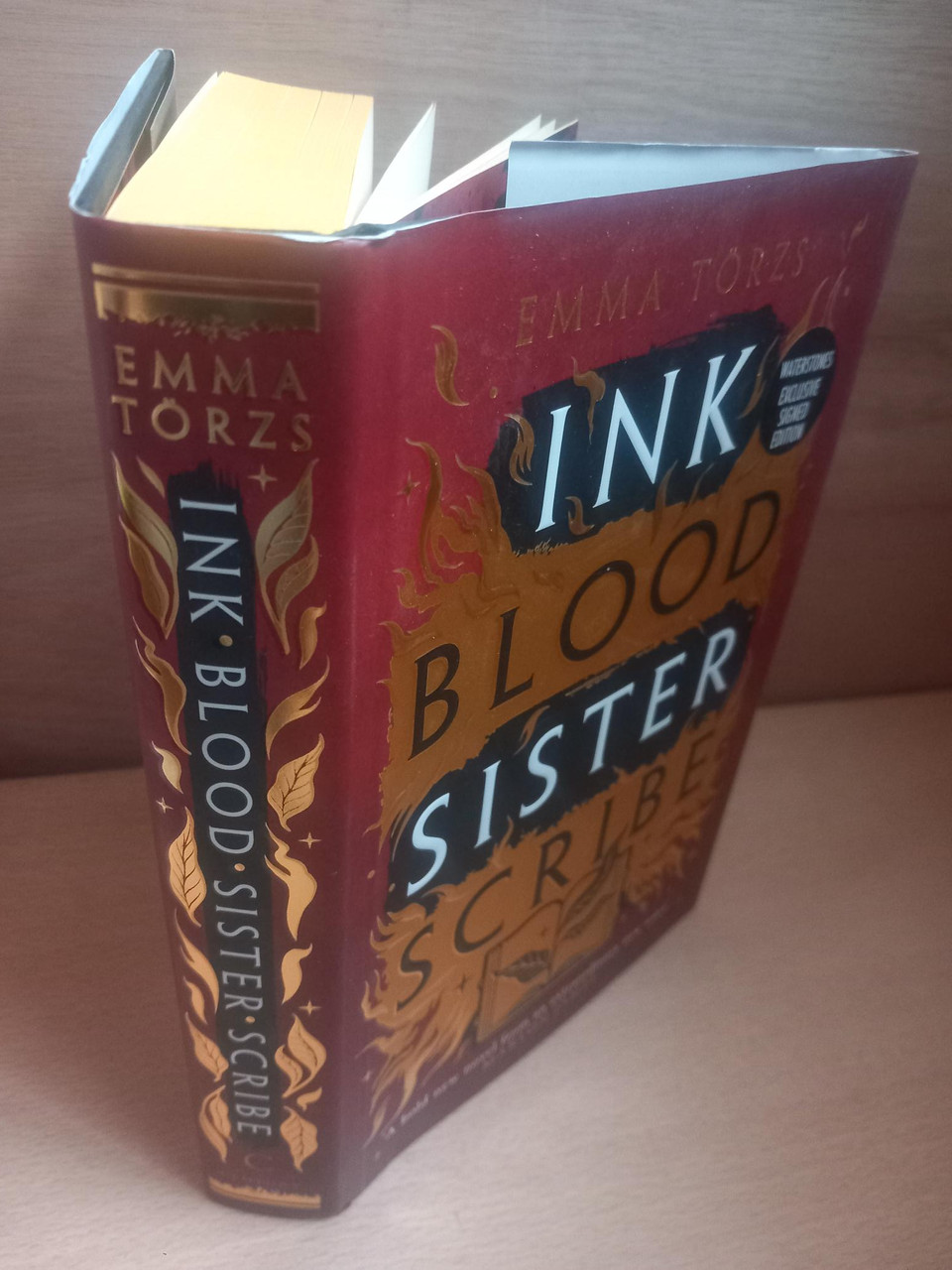 Emma Torzs - Ink Blood Sister Scribe - HB - SIGNED - Waterstones Deluxe Edition