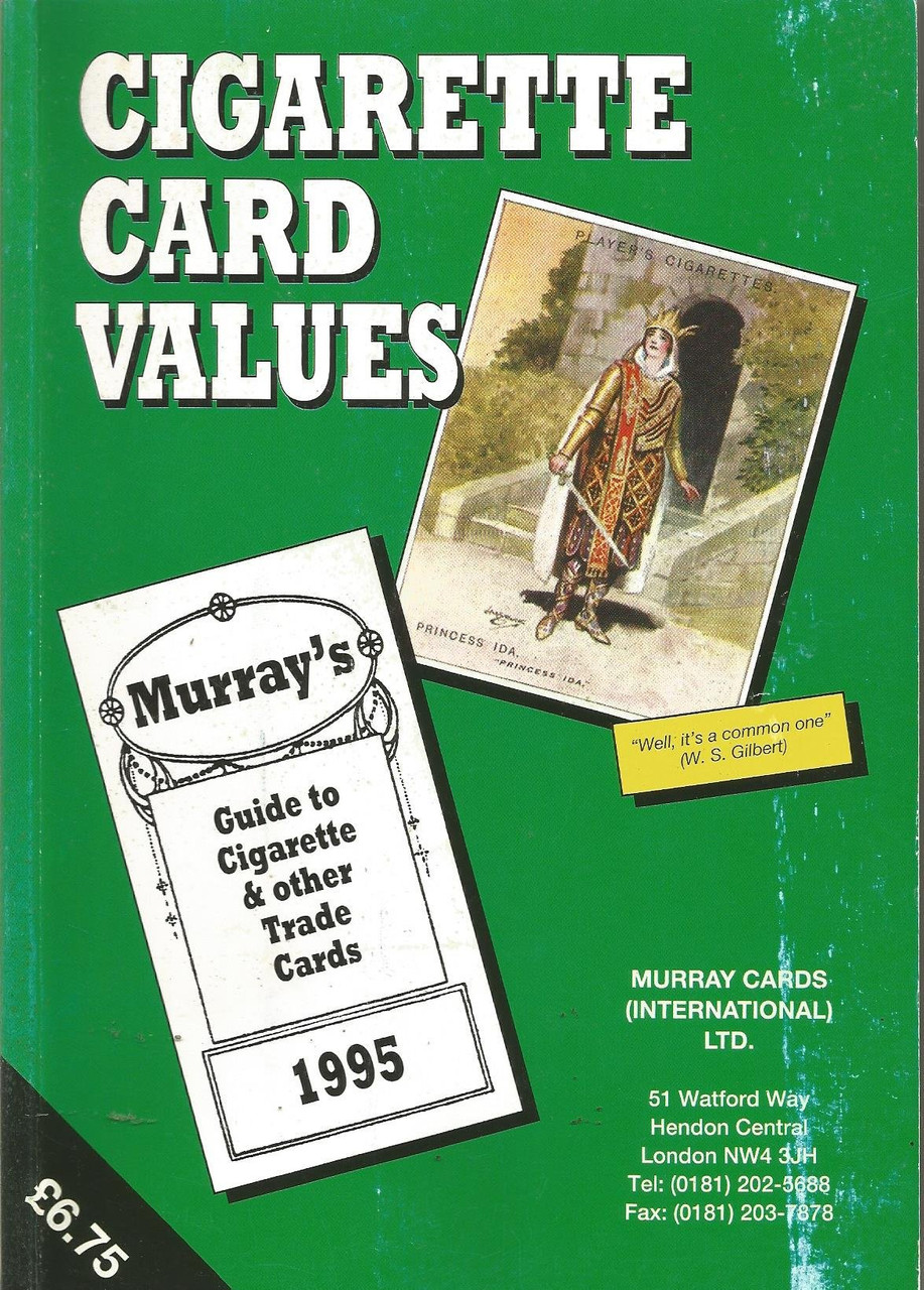 M. Murray / Cigarette Card Values (Large Paperback)