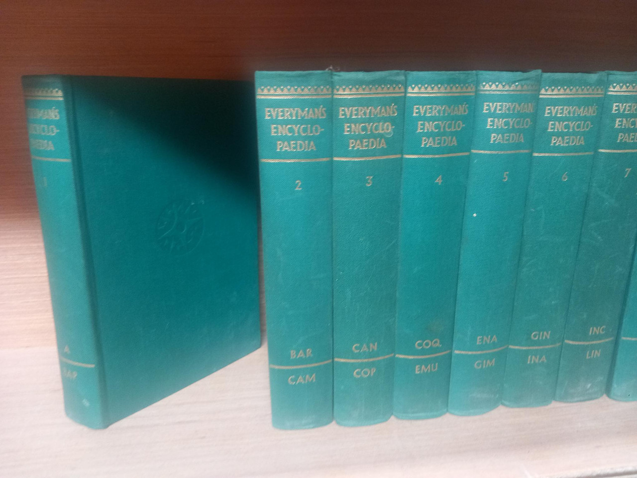 Chambers Encyclopedia - Full 12 Volume 1958 Edition - ( Green Cloth Spines)