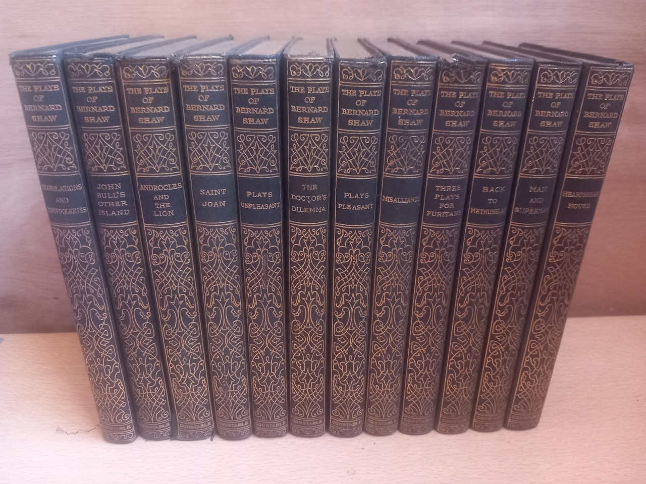 George Bernard Shaw - Collected Plays - 10 Volume Set - HB Pocket Editions1927
