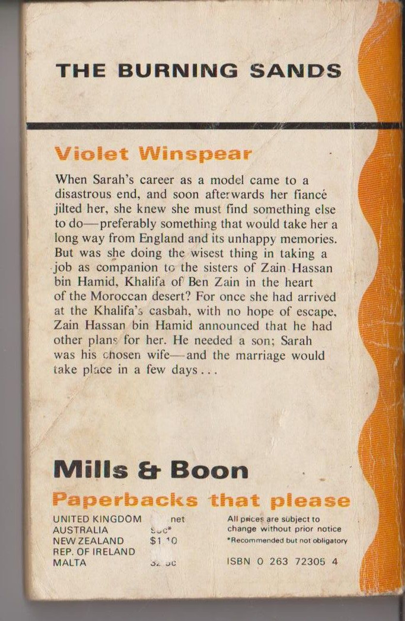 Mills & Boon / The Burning Sands