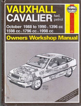 Haynes Manual: Vauxhall Cavalier: Owners Workshop Manual