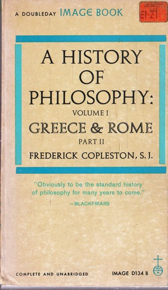 Frederick Copleston / A History of Philosophy: Greece & Rome Part 2 (Vintage Paperback)