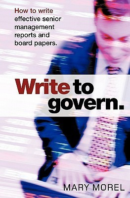Mary Morel / Write to Govern (Large Paperback)
