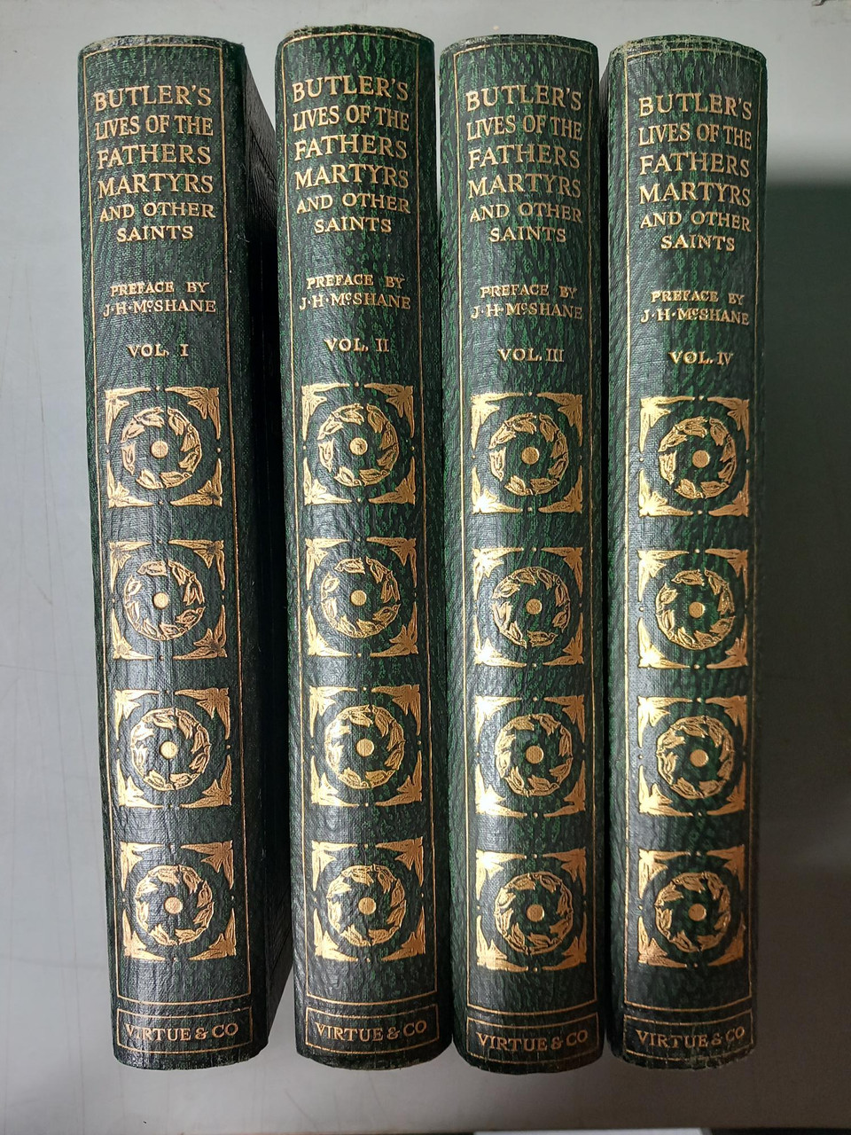 Alban Butler - Butler's Lives of the Fathers, Martyrs and Other Saints - HB 4 Volume Illustrated Set, 1927
