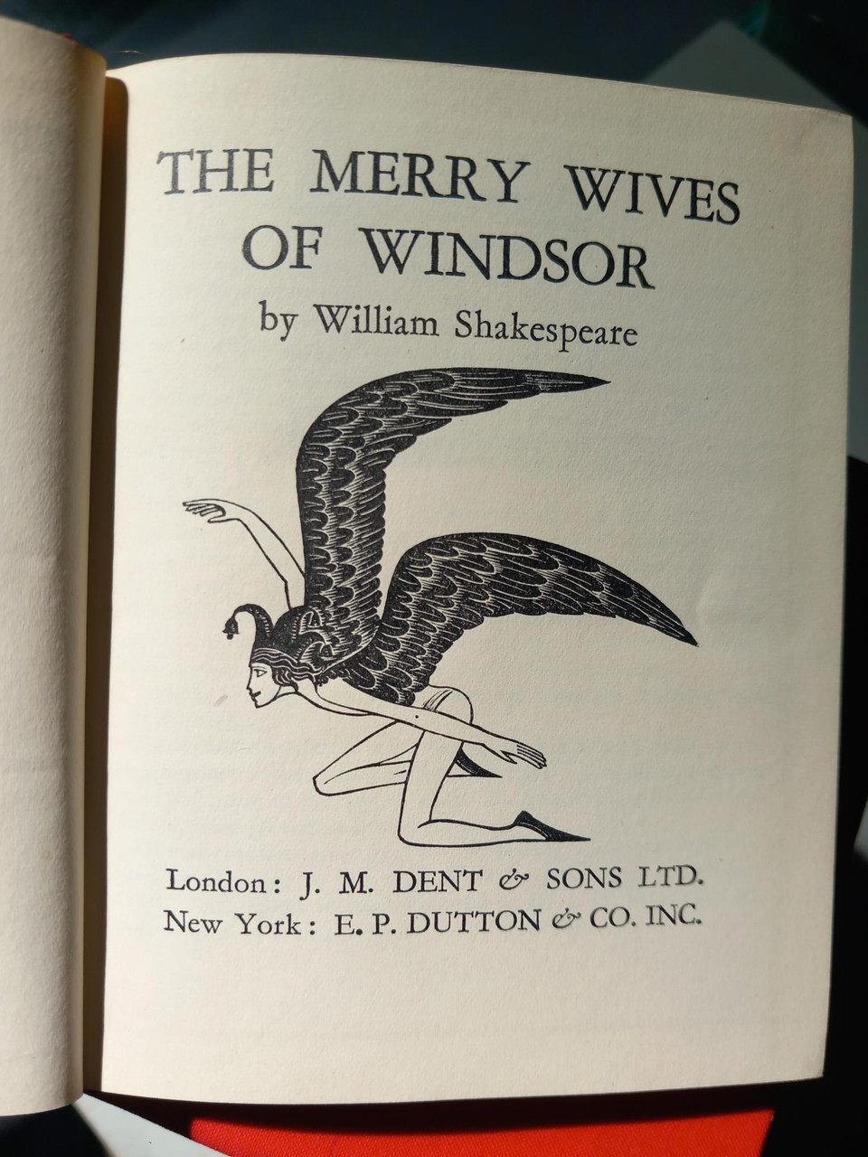 William Shakespeare - 22 HB Volume Collection - HB ( Dent 'New  Temple Shakespeare'- 1935) Illustrated by Eric Gill