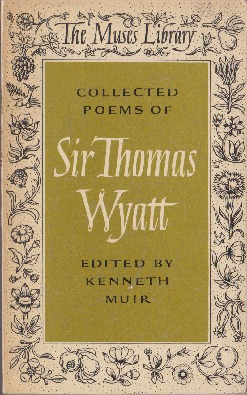 Kenneth Muir / Collected Poems of Sir Thomas Wyatt (Vintage Paperback)