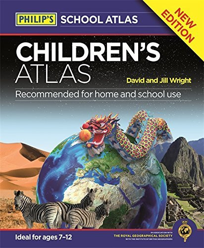 David Wright / Philip's Children's Atlas (Children's Coffee Table book)