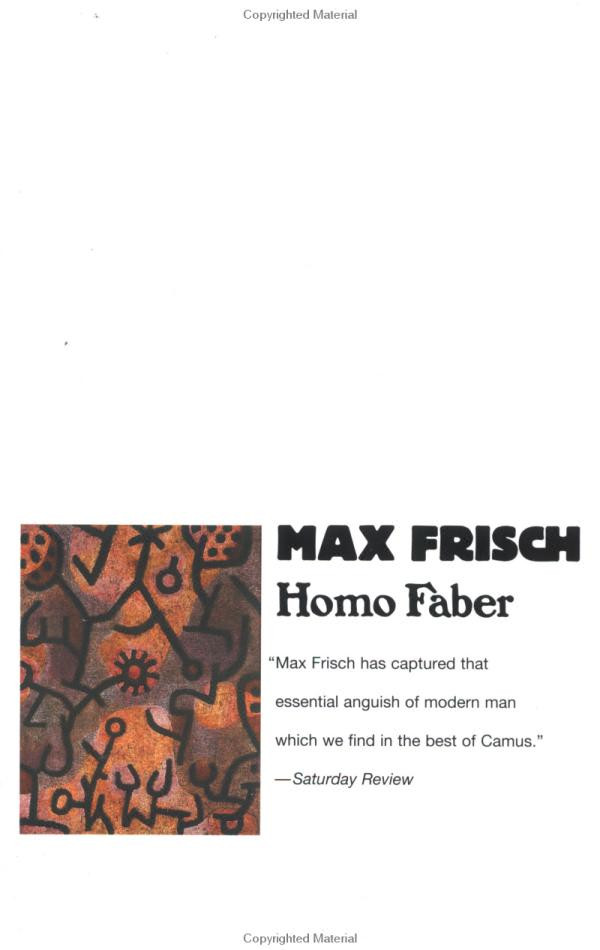 Max Frisch / Homo Faber