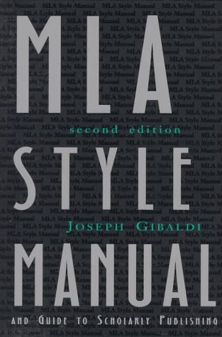 Joseph Gibaldi / MLA Style Manual (Hardback)