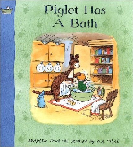 A.A. Milne / Piglet Has a Bath (Children's Coffee Table book)