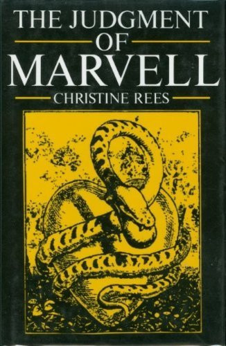 Christine Rees / Judgement of Marvell (Hardback)