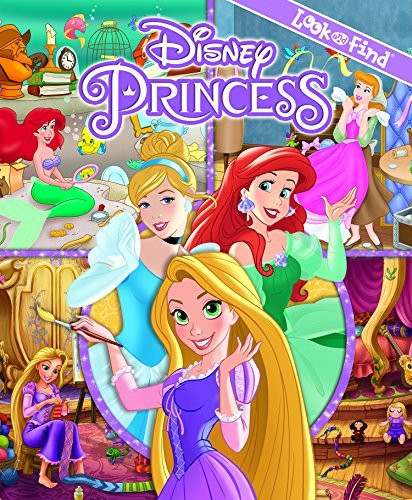 Phoenix International Publications / Disney Princess - Look and Find (Children's Coffee Table book)