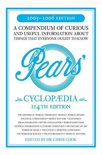 Chris Cook / Pears Cyclopaedia (Hardback)