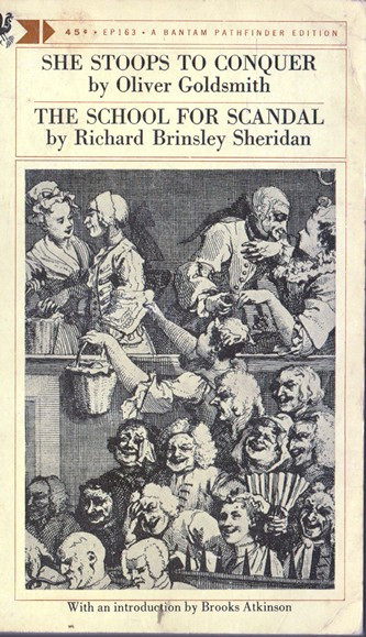 Oliver Goldsmith / She stoops to conquer (Vintage Paperback)