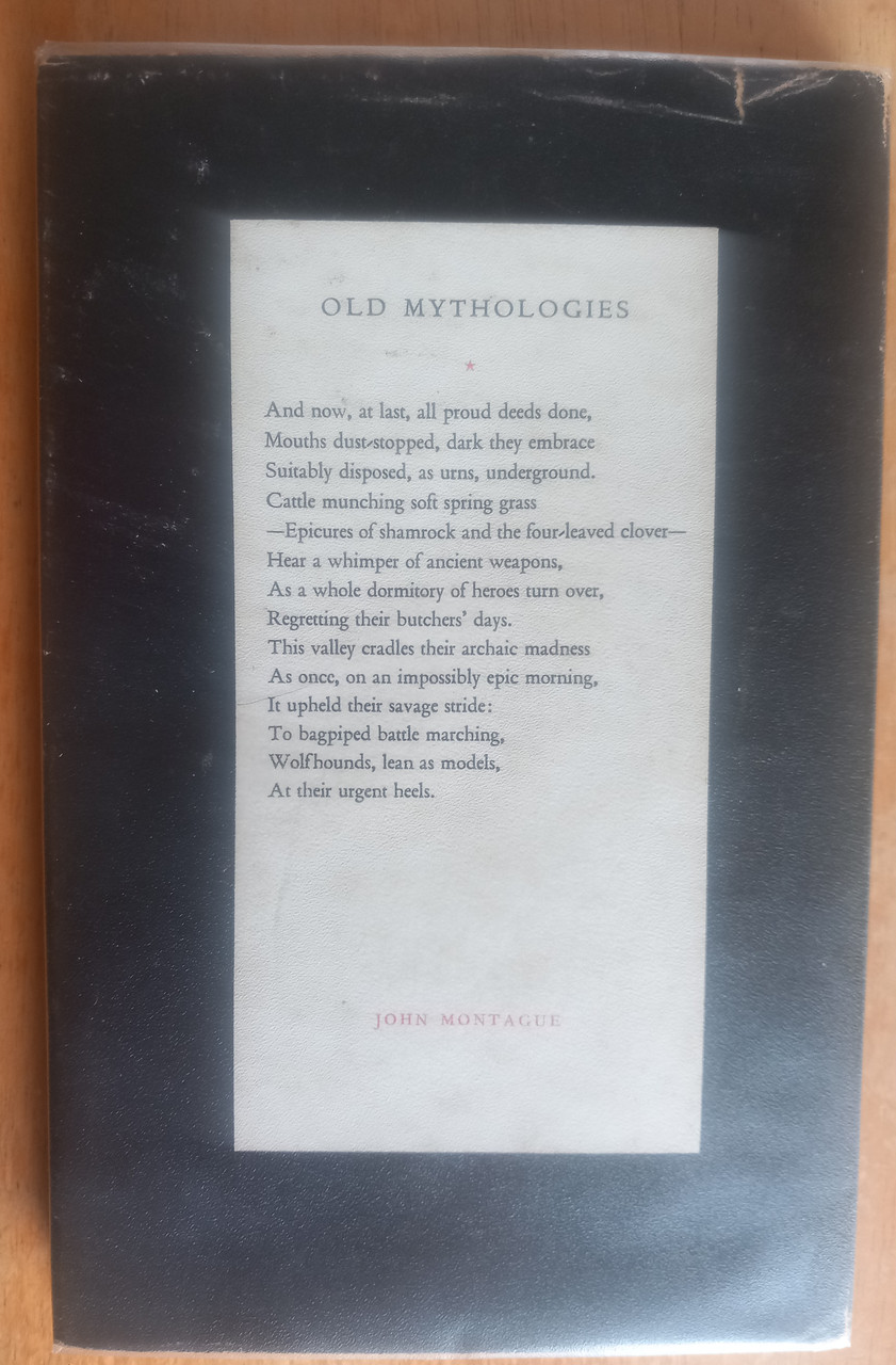 John Montague - Poisoned Lands and Other Poems - HB - SIGNED - 1961