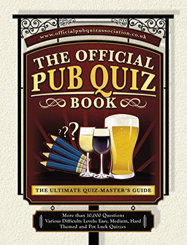 Roy And Sue Preston / The Official Pub Quiz Book (Coffee Table Book)