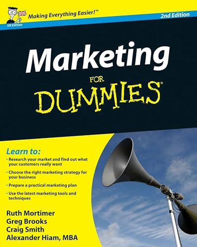 Gregory Brooks / Marketing For Dummies (UK Edition) (Coffee Table Book)