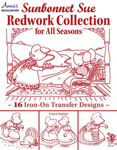 Loyce Saxton / Sunbonnet Sue Redwork Collection (Coffee Table Book)