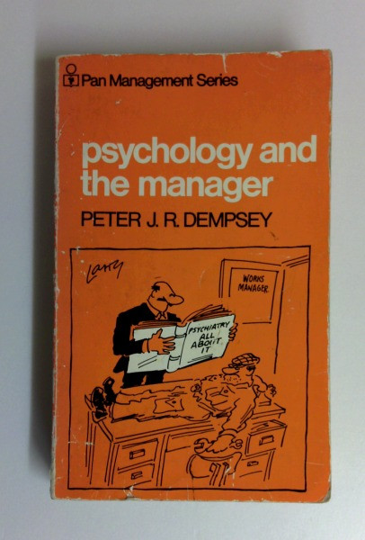 Peter J.R. Dempsey / Psychology and the Manager (Vintage Paperback)