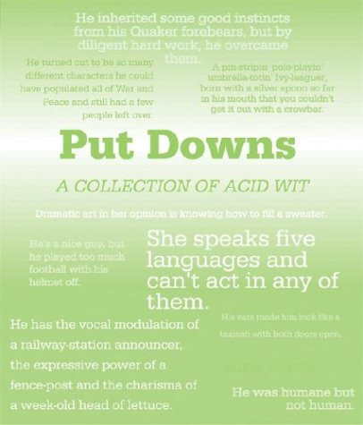 Laura Ward / Put Downs (Large Paperback)
