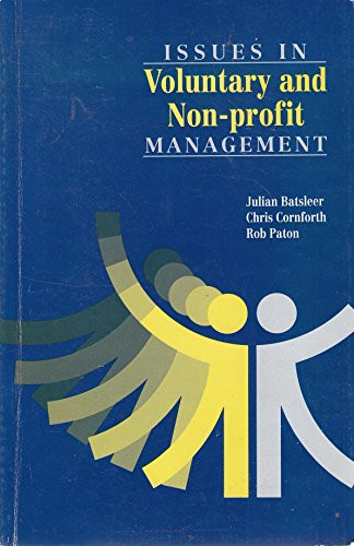 Julian Batsleer / Issues in Voluntary and Non-profit Management (Large Paperback)