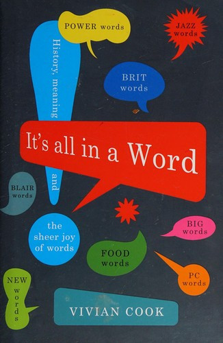 Vivian Cook / It's All in a Word (Hardback)