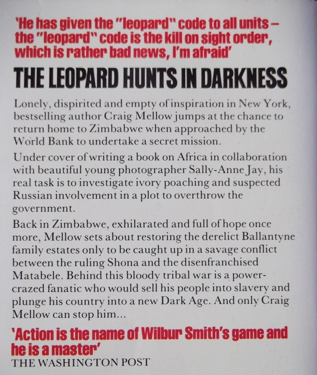 Wilbur Smith / The Leopard Hunts In Darkness