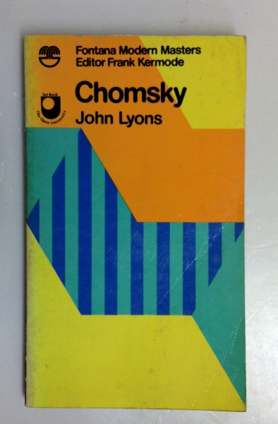 John Lyons / Chomsky (Modern Masters) (Vintage Paperback)