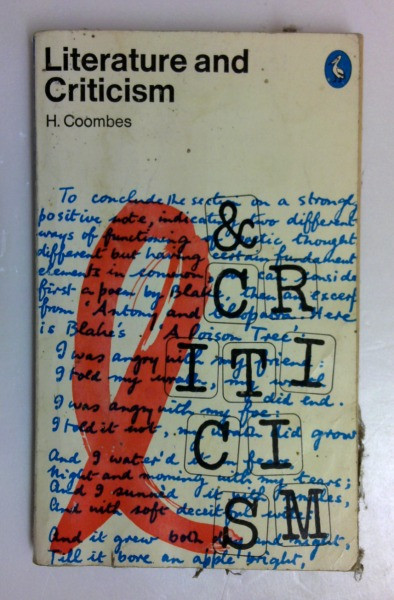 H. Coombes / Literature and Criticism (Pelican S.) (Vintage Paperback)