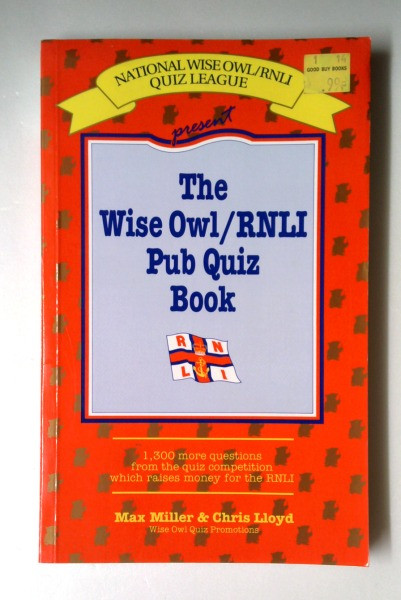 Max Willer / The Wise Owl: RNLI Pub Quiz Book (Large Paperback)