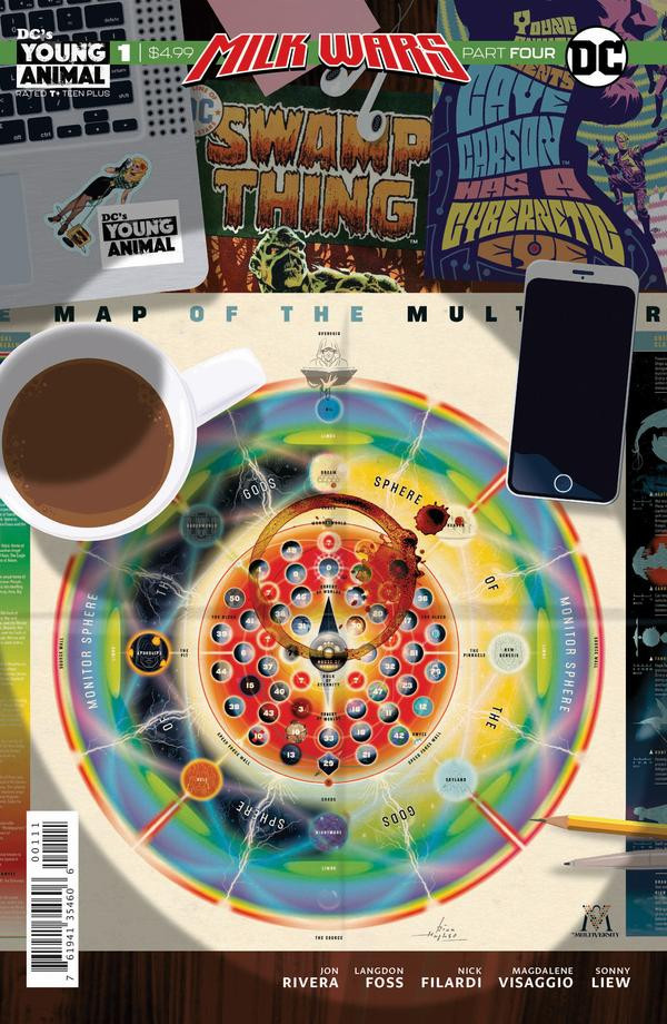 Cave Carson Has A Cybernetic Eye / Swamp Thing Special (2018) #1: Milk Wars, Part Four