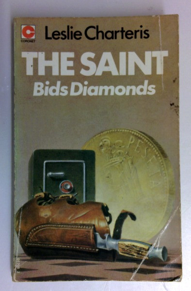 Leslie Charteris / The Saint Bids Diamonds (Vintage Paperback)