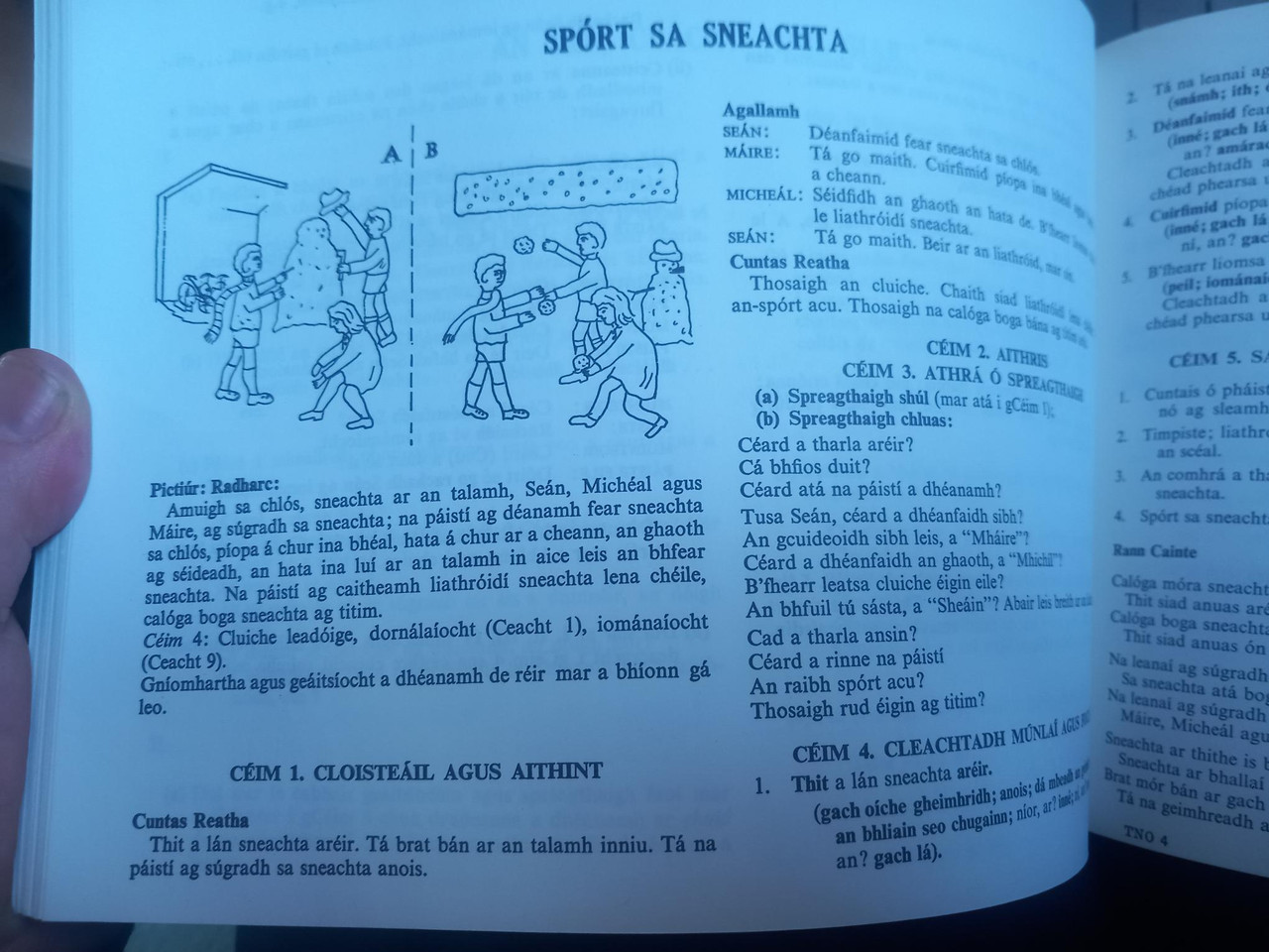 An Roinn Oideachais - Tír na nÓg - ( Cúrsa Comhrá Gaeilge le h-Aghaidh Meán Ranganna - PB 1981