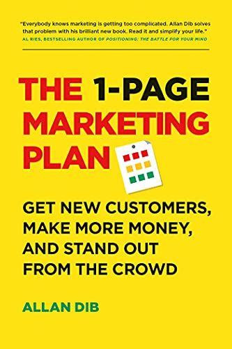 Allan Dib / The 1-Page Marketing Plan (Large Paperback)