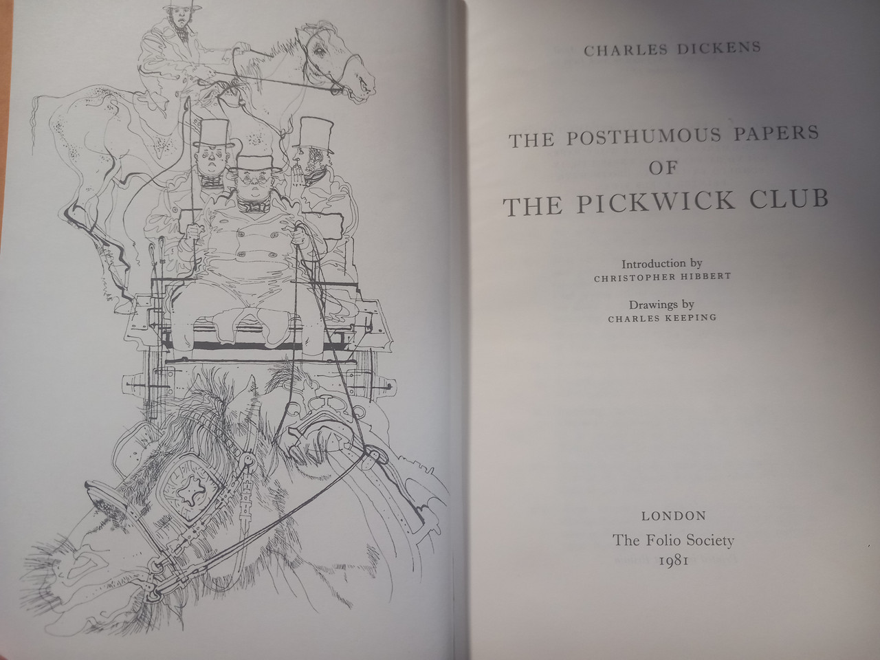 Charles Dickens - Pickwick Papers ( HB Slipcased Folio Society Edition) 1981