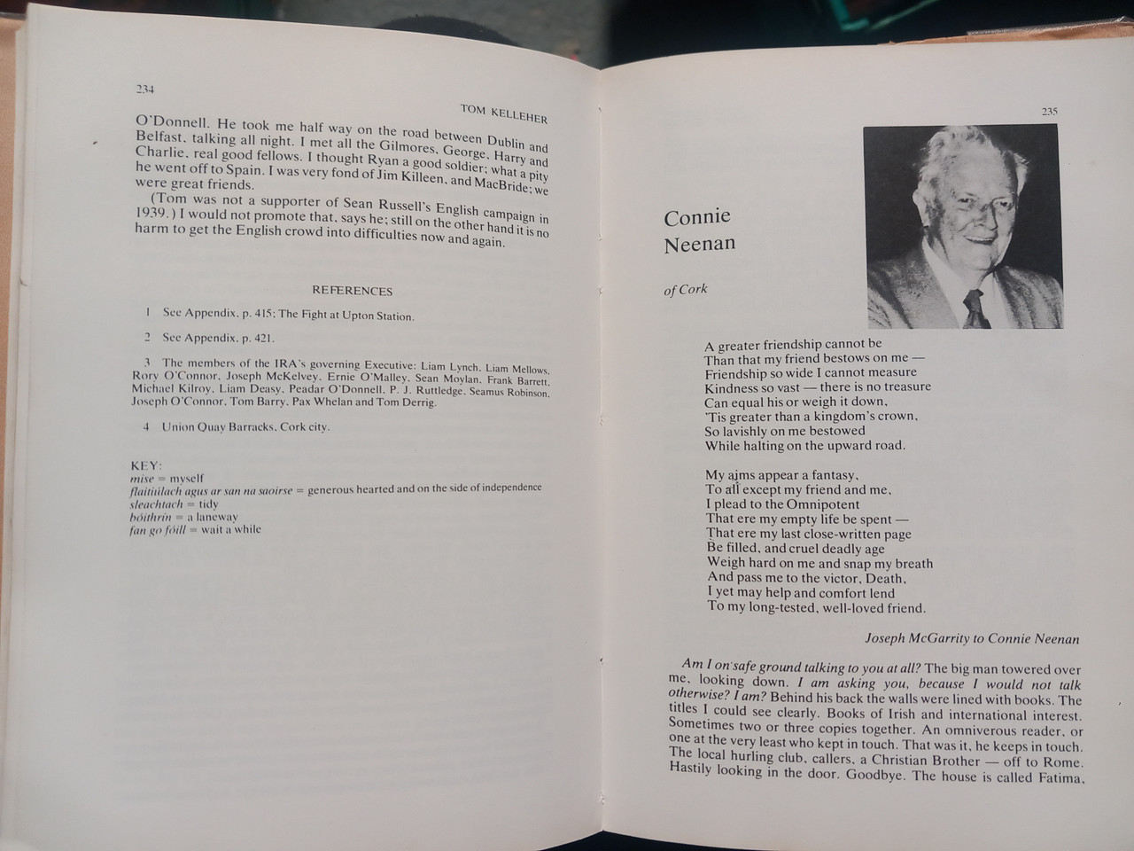 Uinseann Mac Eoin - Survivors -1st Edition HB- Republican Memoirs - Revolutionary Ireland - 1980