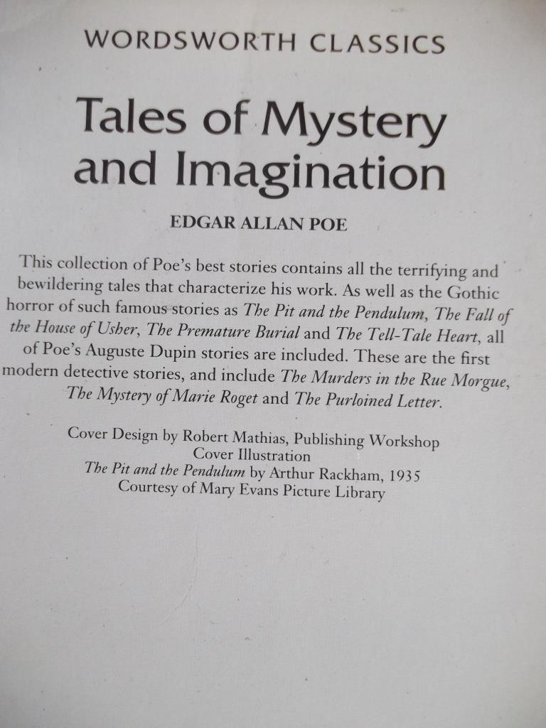 Edgar Allan Poe / Tales Of Mystery And Imagination