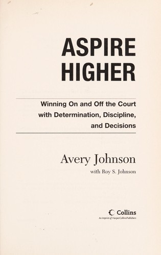 Avery Johnson / Aspire Higher (Hardback)