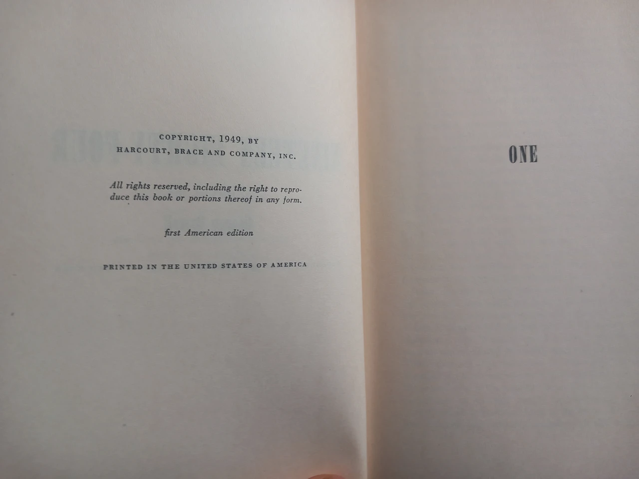 George Orwell - Nineteen Eighty Four - US FIRST EDITION 1948