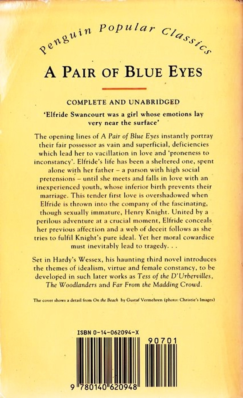 Thomas Hardy / A Pair of Blue Eyes