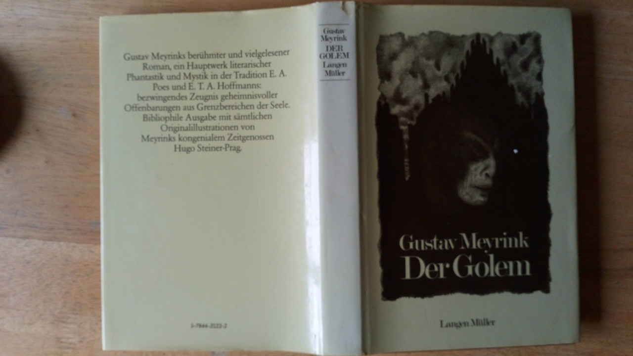 Gustav Meyrink  - Der Golem ( IN GERMAN) Deutsch Ed 1989 - Illustrated