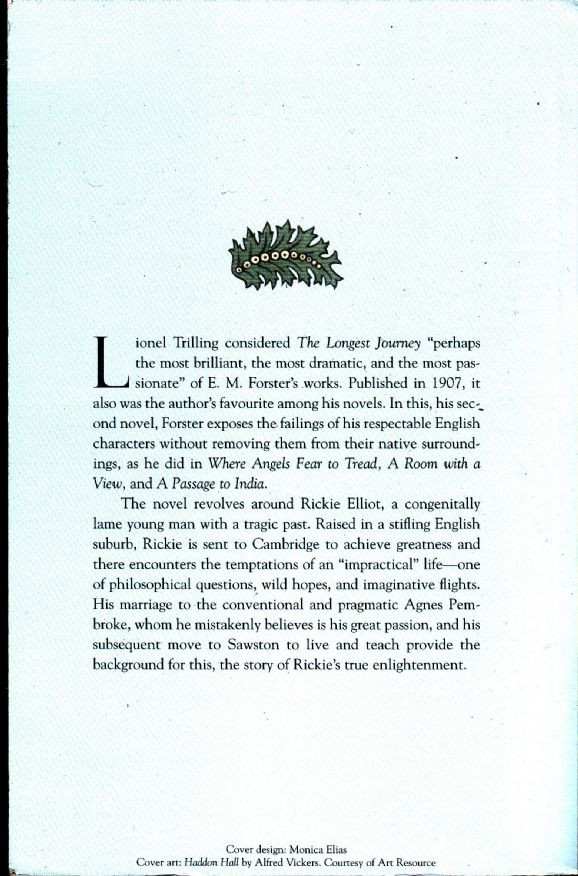 E M Forster / The Longest Journey