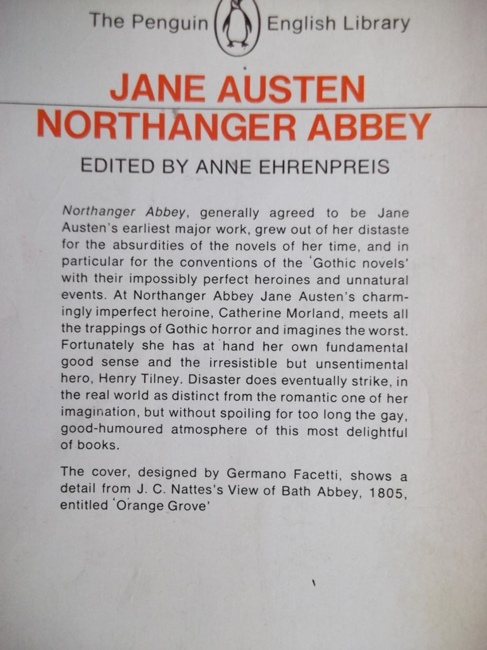 Jane Austen / Northanger Abbey